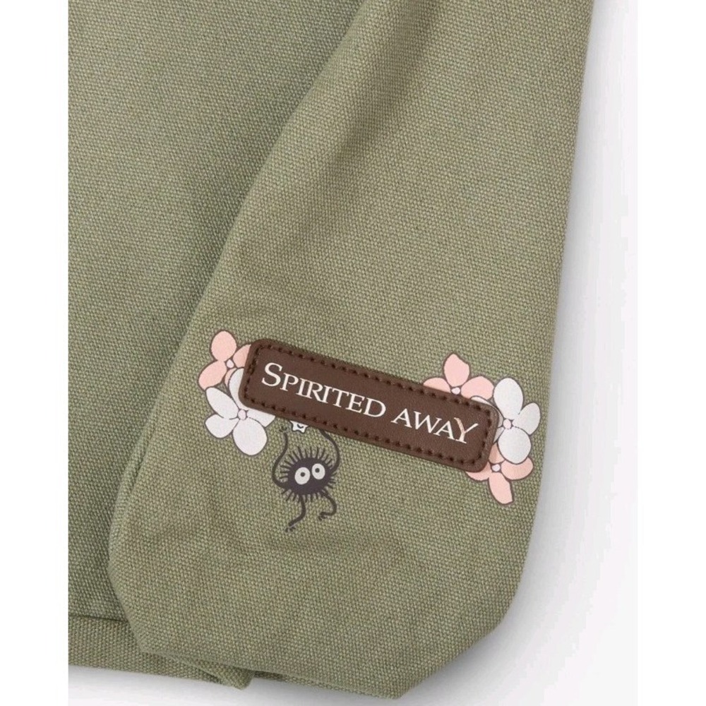 Studio Ghibli Spirited Away Soot Sprite Cherry Blossom Messenger Bag & WALLET! - Picture 5 of 9
